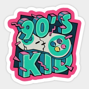 90's Kid Retro Sticker